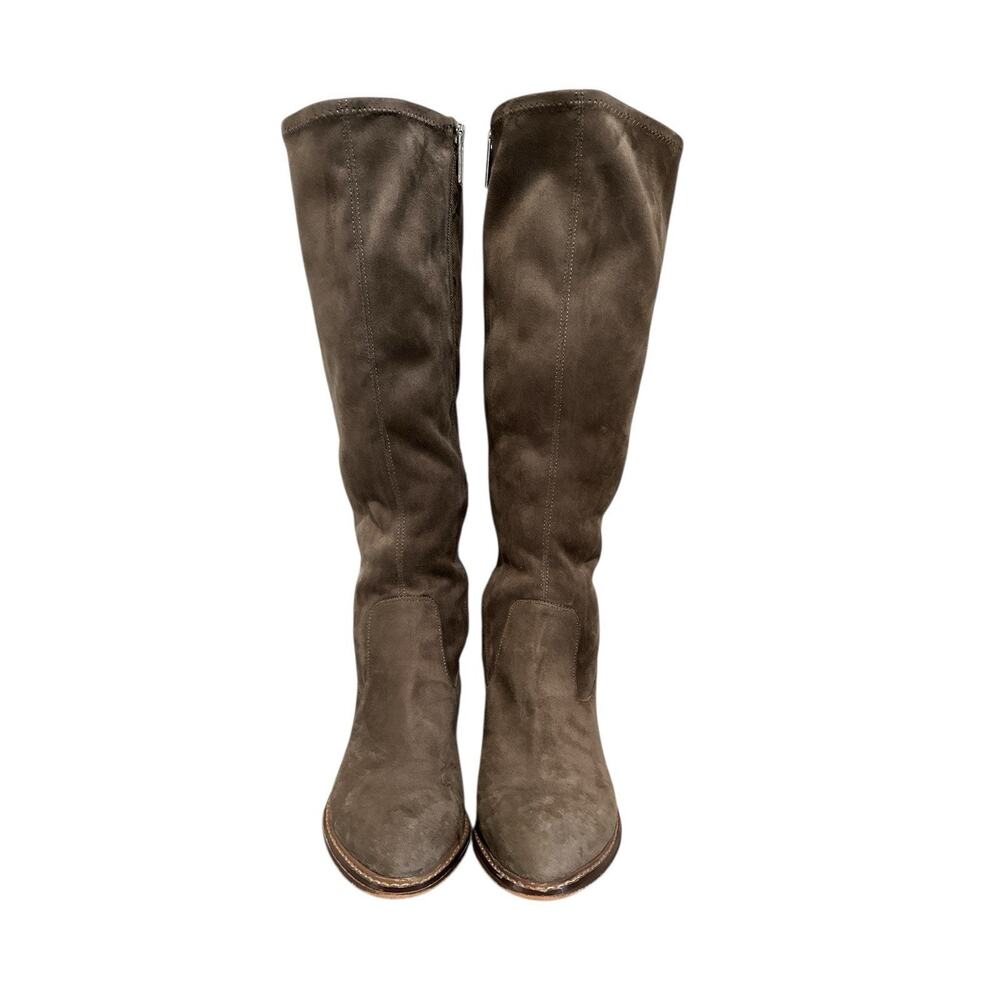 BCBGENERATION brown hued suede over the knee boots with small heel 7.5